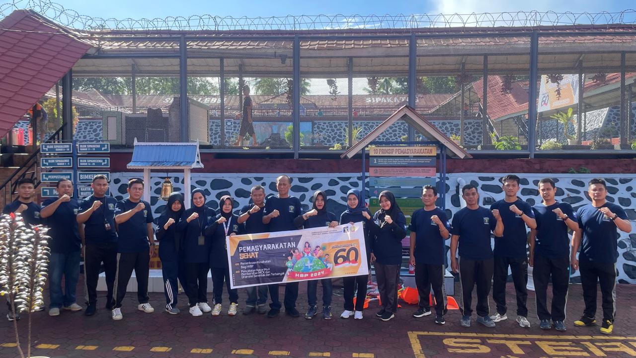 Cegah Penyebaran Penyakit, Rutan Sengkang Gelar Aksi Bersih Bersih Kamar Blok Hunian 